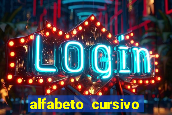 alfabeto cursivo pontilhado para imprimir pdf